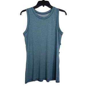 Lululemon Pushing Limits Muscle Tank Top Racer Cutout l
Longline Sz 8
